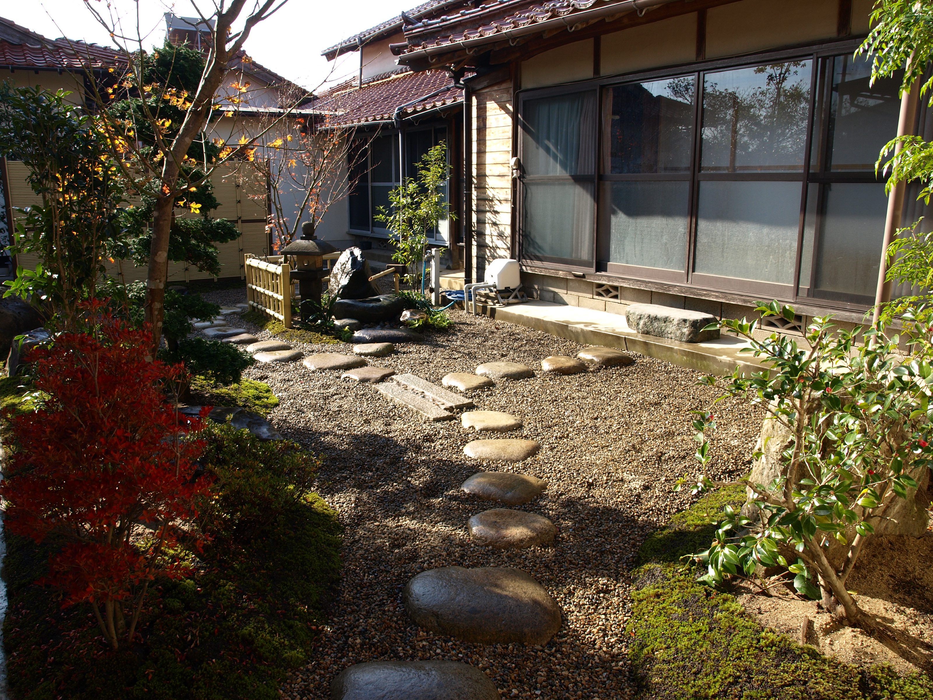 島根県 出雲市 和風庭園島根県 出雲市 和風庭園 エクステリア施工例がたくさん 外構 エクステリア お庭づくりの専門店タケゾーファーム 出雲市 松江市 雲南市 大田市